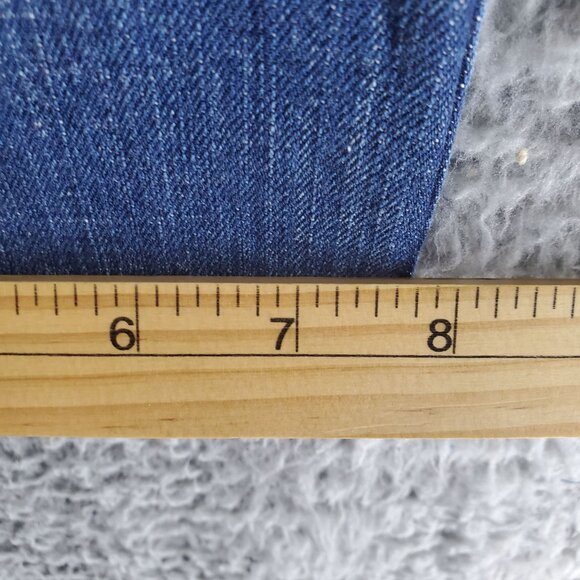 Levis Jeans Womens Size 10 Blue Straight Leg 505 Stretch Denim - Picture 8 of 12